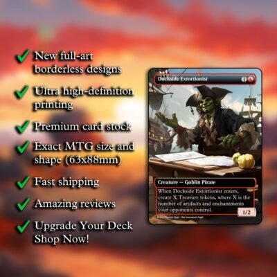 Dockside Extortionist MTG Proxy - Multiple Designs