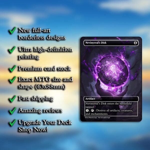 Nevinyrral's Disk MTG Proxy - Image 2