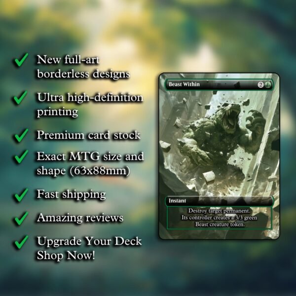 Beast Within MTG Proxy - Image 2