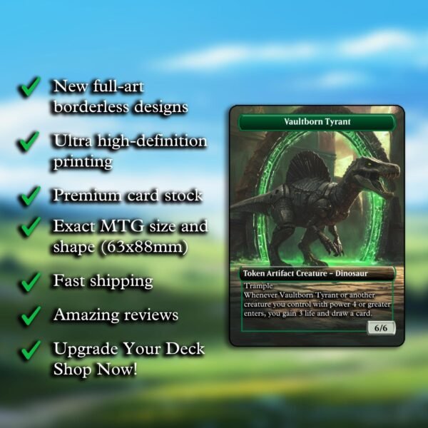 Vaultborn Tyrant Token MTG Proxy - Image 2