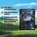 Dinosaurs on a Spaceship MTG Proxy