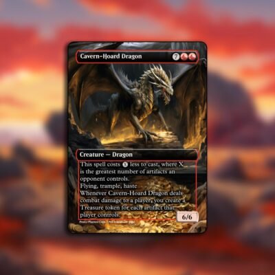 Cavern-Horde Dragon MTG Proxy
