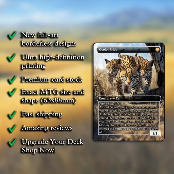 Ocelot Pride MTG Proxy - Image 2
