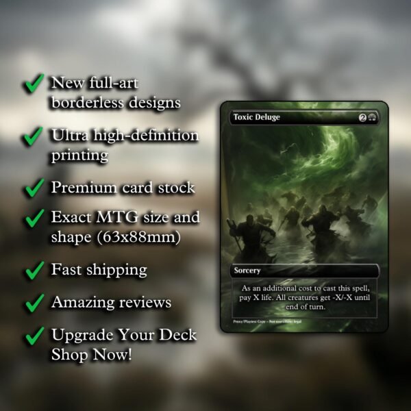 Toxic Deluge MTG Proxy - Image 2