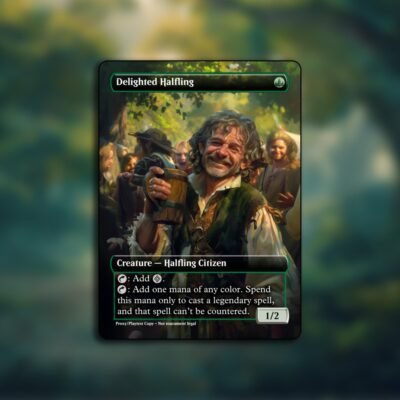 Delighted Halfling MTG Proxy
