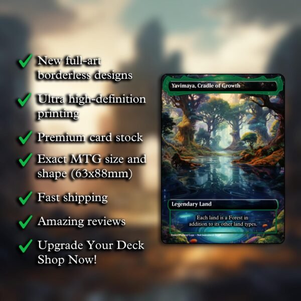 Yavimaya Cradle of Growth MTG Proxy - Image 2