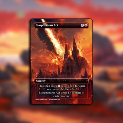 Blasphemous Act MTG Proxy
