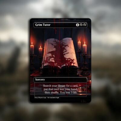 Grim Tutor MTG Proxy