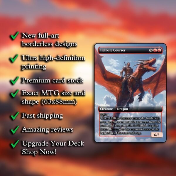 Hellkite Courser MTG Proxy - Image 2