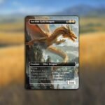 Ancient Gold Dragon MTG Proxy – With Faerie Token