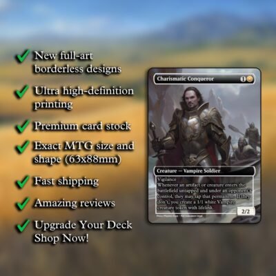 Charismatic Conquerer MTG Proxy - Includes Token