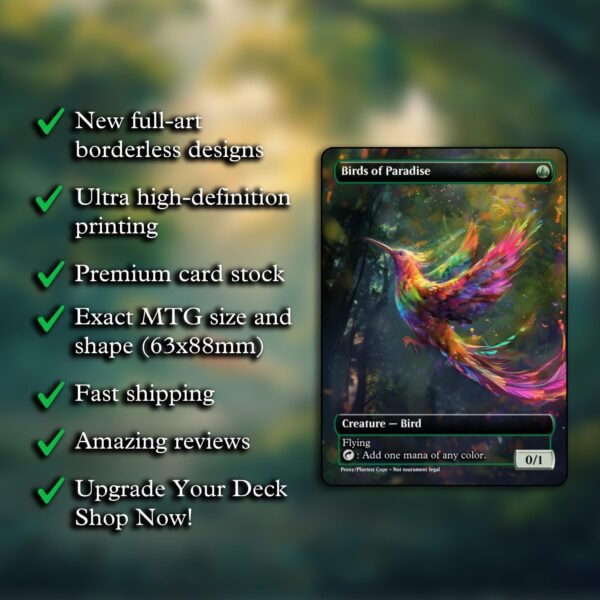Birds of Paradise MTG Proxy - Image 2