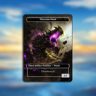 Wurmcoil Engine MTG Proxy - Includes Both Tokens