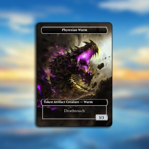 Wurmcoil Engine MTG Proxy - Includes Both Tokens - Image 3