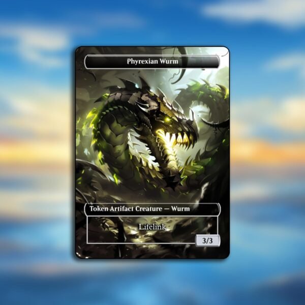 Wurmcoil Engine MTG Proxy - Includes Both Tokens - Image 4