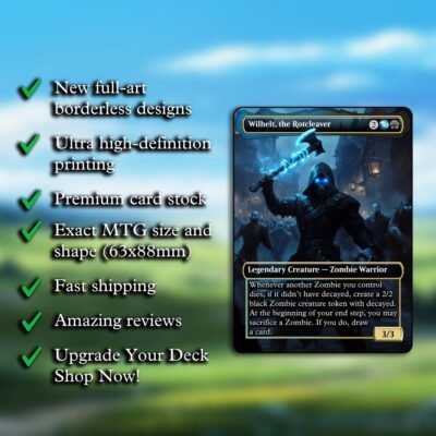 Wilhelt, the Rotcleaver MTG Proxy