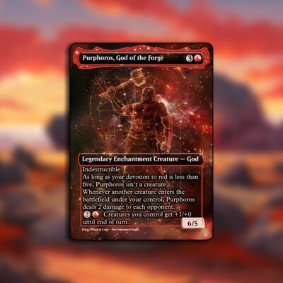 Purphoros, God of the Forge MTG Proxy