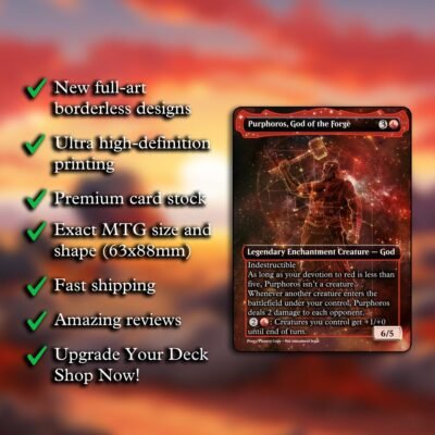 Purphoros, God of the Forge MTG Proxy