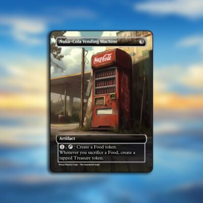 Nuka-Cola Vending Machine MTG Proxy