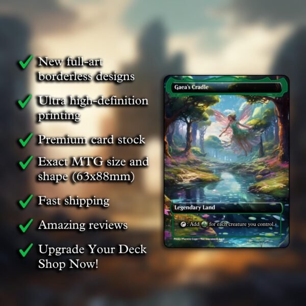 Gaea's Cradle MTG Proxy - Image 2
