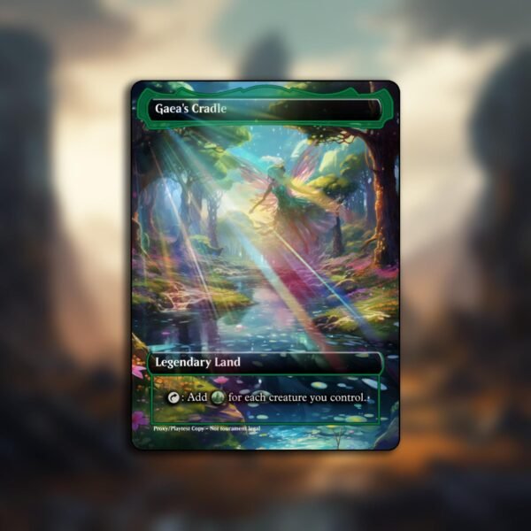Gaea's Cradle MTG Proxy - Image 3
