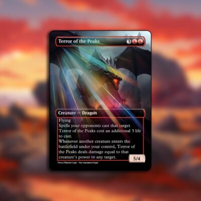 Terror of the Peaks MTG Proxy