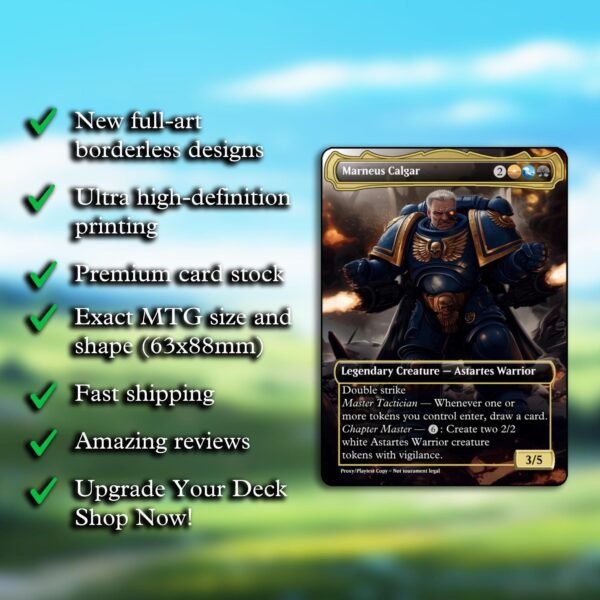 Marneus Calgar MTG Proxy - Image 2