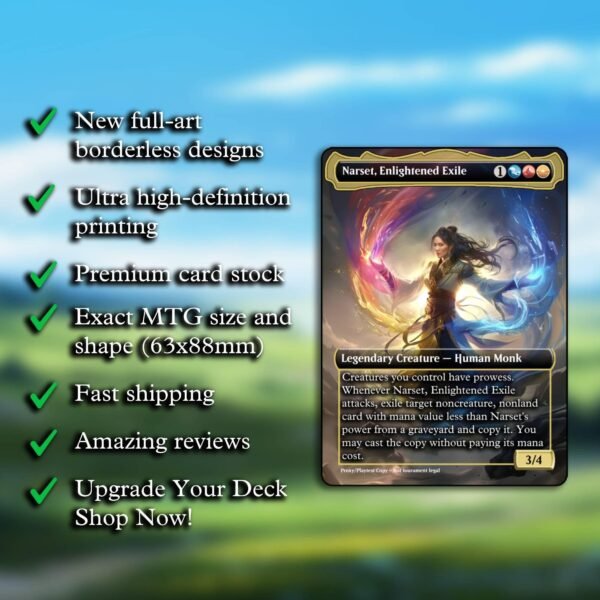 Narset, Enlightened Exile MTG Proxy - Image 2
