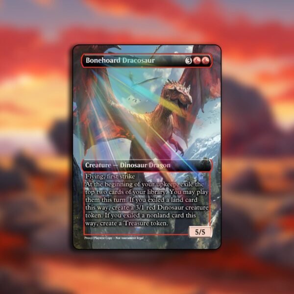 Bonehoard Dracosaur MTG Proxy - Image 7