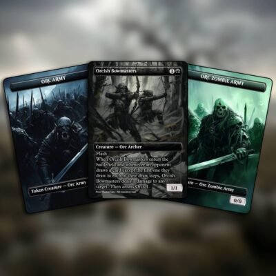 Orcish Bowmasters MTG Proxy – With Custom Token