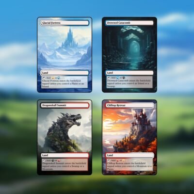 Check Land MTG Proxy Cards – 10 Pack Custom Cards