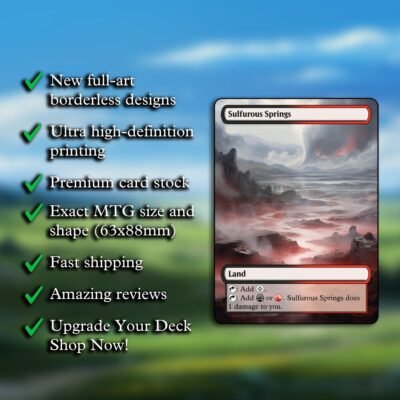 MTG Pain Lands Proxy – 10 Pack Custom Cards