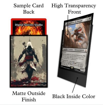 Assassin Art Sleeves – 102pk Custom MTG Sleeves