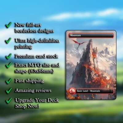 Dragon Basic Land Pack – 18 Custom MTG Lands