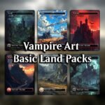 Vampire Basic Land Pack – 18 Custom MTG Lands
