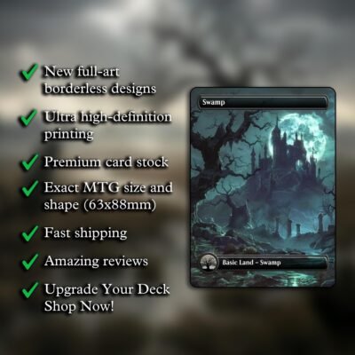 Vampire Basic Land Pack – 18 Custom MTG Lands