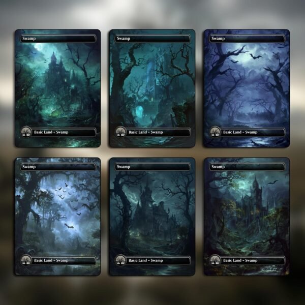 Vampire Art MTG Basic Land Pack - 18 Vampire Basic Lands for Commander - Image 3