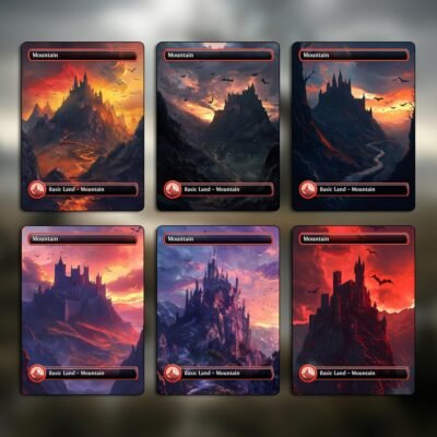 Vampire Basic Land Pack – 18 Custom MTG Lands