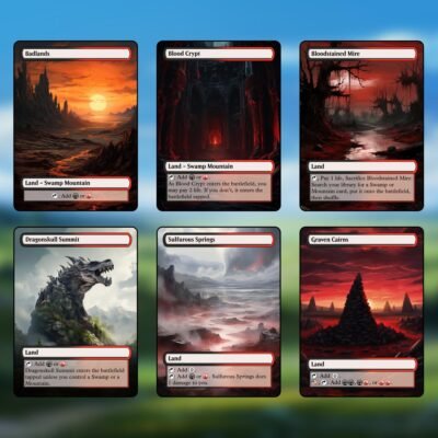 Rakdos Dual Land MTG Proxy Pack – 18 Cards