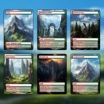 Gruul (Red/Green) Dual Land MTG Proxy Pack - 18 Cards - 7 Fetch Lands