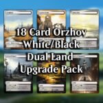 Orzhov Dual Land MTG Proxy Pack – 18 Custom Cards