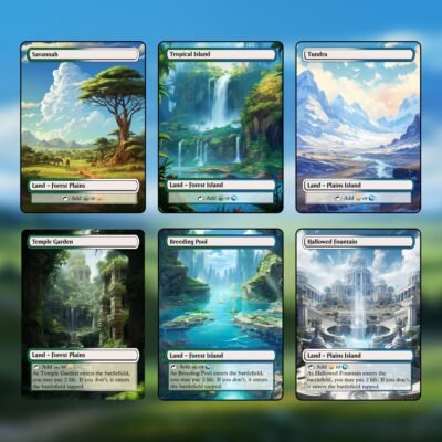 Bant Tri-Land MTG Proxy Pack – 36 Custom Cards