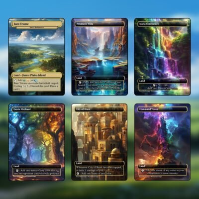 Bant Tri-Land MTG Proxy Pack – 36 Custom Cards