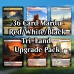 Mardu Tri-Land MTG Proxy Pack – 36 Custom Cards
