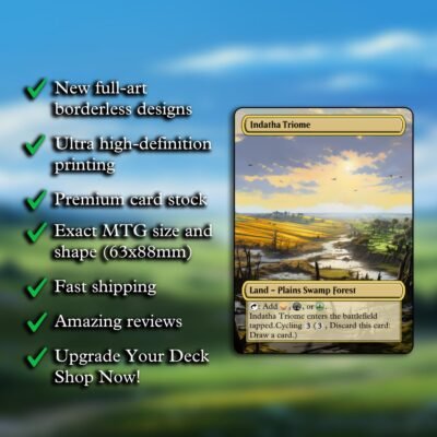 Abzan Tri-Land MTG Proxy Pack – 36 Custom Cards