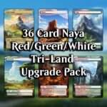 Naya Tri-Land MTG Proxy Pack – 36 Custom Cards