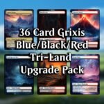 Grixis Tri-Land MTG Proxy Pack – 36 Cards