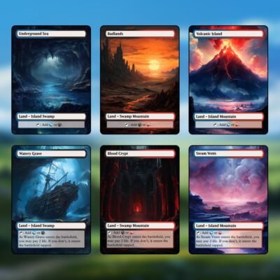Grixis Tri-Land MTG Proxy Pack – 36 Cards