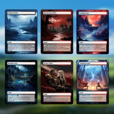 Grixis Tri-Land MTG Proxy Pack – 36 Cards