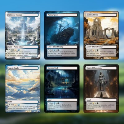 Esper Tri-Land MTG Proxy Pack – 36 Cards